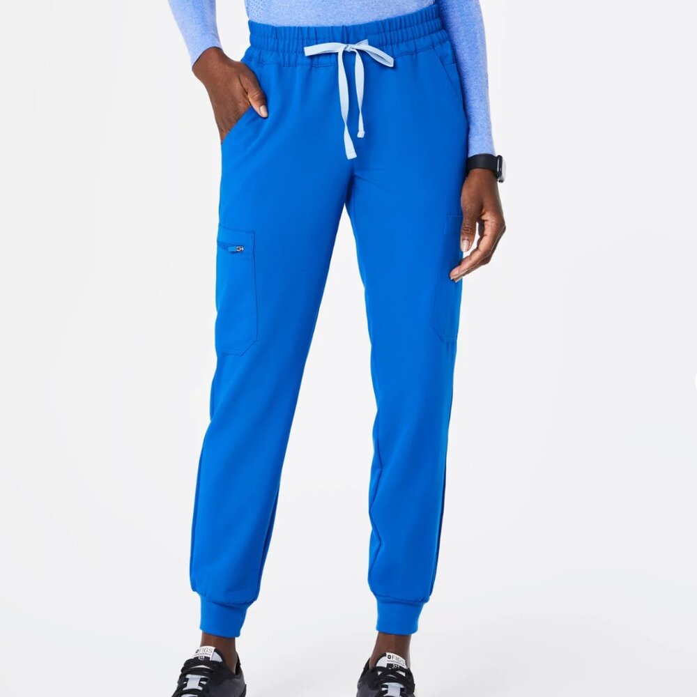 Figs Royal Blue Drawstring Joggers